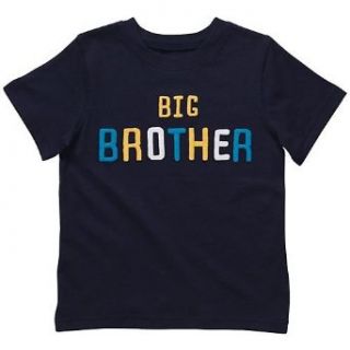 Carter's Little Brother T Shirt   Navy   4T: Novelty T Shirts: Clothing