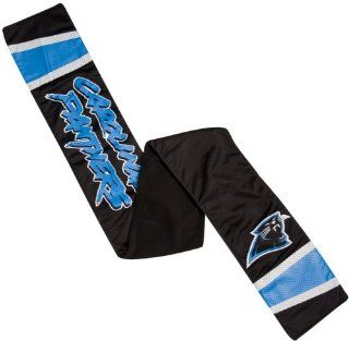 Carolina Panthers Jersey Scarf (Light Blue/Black/Silver) : Sports Fan Scarves : Sports & Outdoors