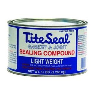 Tite Seal Light Weight Gasket & Joint Sealing Compounds Style: Cap. Wt.:1"lb, Qty:12 per case, Price for 12 Cans   Pipe Joint Compound  