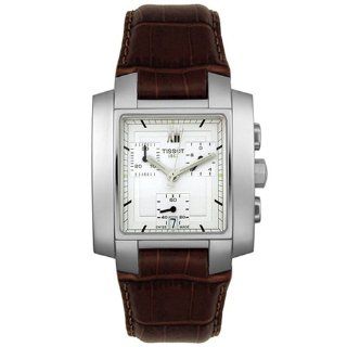 Tissot Men's T60151733 TXL Chronograph Brown Leather Watch: Tissot: Watches