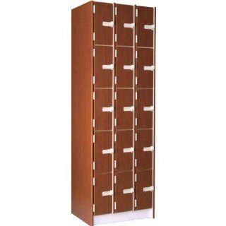Clarinet, Sax, Flute, Oboe & Piccolo Cabinet   15 Cmpts   Solid Doors : Modular Storage Systems : Office Products