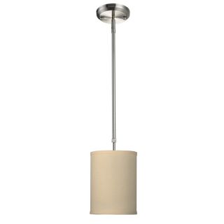 Albion Off White Drum Fabric Shade 6 inch Lighting Fixture