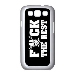 NFL Oakland Raiders Team For Samsung Galaxy S3 I9300 Black or White Durable Plastic Case Creative New Life: Cell Phones & Accessories