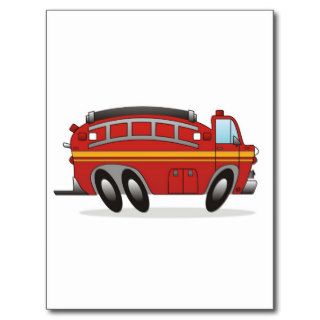 Fire Truck Post Cards