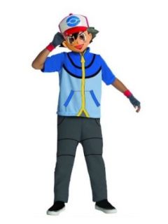 Rubie'S Costume Co Boys Pokemon Trainer Ash Ketchum Costume With Mask: Childrens Costumes: Clothing