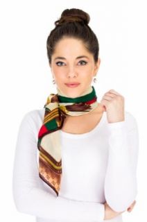 Gucci Inspired Italian Tricolour Scarf at  Womens Clothing store