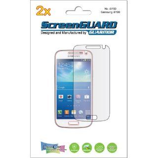 2x Samsung Galaxy S4 mini GT i9190 Duos GT i9192 GT i9195 Premium Invisible Clear LCD Screen Protector Cover Guard Shield Protective Film Kit (in GUARMOR Retail Package) Cell Phones & Accessories