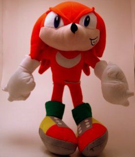 12" Sonic the Hedgehog Knuckles Plush: Toys & Games