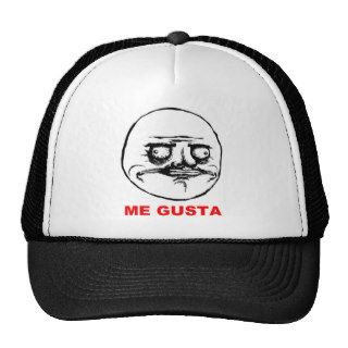 Me Gusta Rage Face Meme Mesh Hat