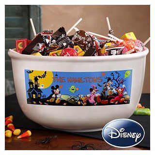 Personalized Disney Halloween Candy Bowl   Mickey Mouse, Donald Duck, Goofy: Toys & Games