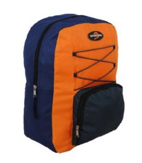 16" Orange/blue Sport Pak Backpack: Clothing