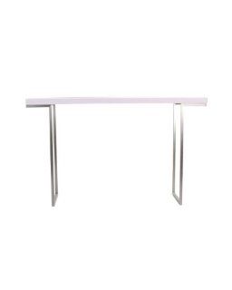 Home Collection 55 by 13 Inch Repetir White Lacquer Console Table   Sofa Tables