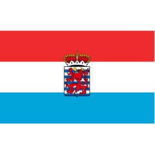 Province Of Luxembourg, Belgium flag Acrylic Cut Outs