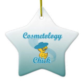 Cosmetology Chick #3 Christmas Tree Ornaments