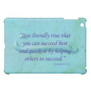Helping Others Succeed Quote iPad Case