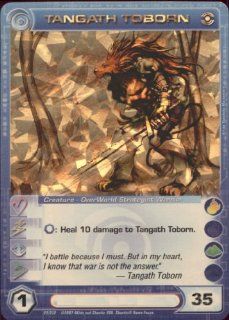 TANGATH TOBORN Chaotic Premium Edition Season 1 Super Rare Gold Foil Card & Unused Code (MAX ENERGY 35): Toys & Games