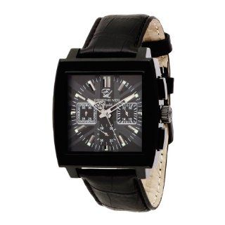 English Laundry Men's EN003 English Collection Black Ion Plated Chronograph Watch: Watches