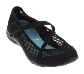 Skechers Mesh Slip on Mary Jane Shoes —