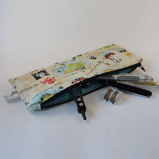 children's pirate pencil case by cherish handmade