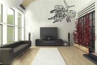 Helicopter From Future Wall Decor Vinyl Decal Sticker D 425