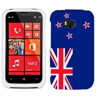 Nokia Lumia 822 Zealand Flag Hard Case Phone Cover Cell Phones & Accessories
