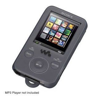 Sony CKMNWZE430BLK Silicone Case for Sony Walkman NWZ E430 Series Player (Black) : MP3 Players & Accessories