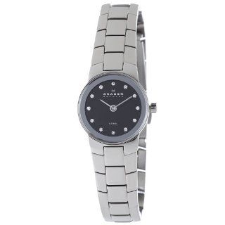 Skagen Women's 430XSSXBD Steel Black Dial Stainless Steel Watch: Skagen: Watches