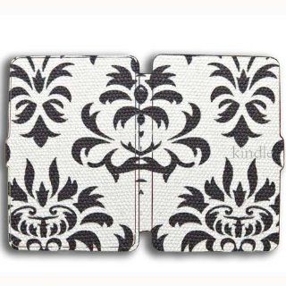 Black and White Kindle Paperwhite Leather Cover KD 0002: Cell Phones & Accessories