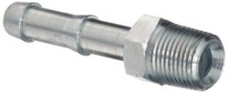 Dixon KHN442 King Plated Steel Shank/Water Fitting for Two Clamp, Hex Nipple, 1/2" NPT Male, 1/2" Hose ID Barbed, Box of 50 Industrial Pipe Fittings