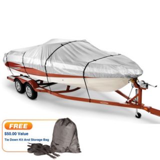 Covermate HD 600 Trailerable Cover for 12 14 V Hull Fishing Boat 39315