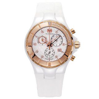 TechnoMarine Unisex 110033 Cruise Ceramic Chronograph White Dial Watch: Watches