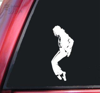 Michael Jackson Silhouette Vinyl Decal Sticker   White: Automotive