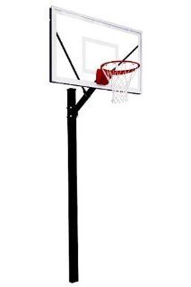 First Team Sport Select In Ground Basketball Hoop with 60 Inch Acrylic Backboard : Portable Basketball Backboards : Sports & Outdoors