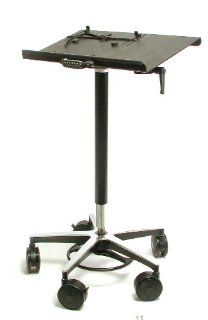 Vision Laptop Computer Cart on Wheels includes 4" Casters, 22" Top, 26" Wheel Base, Foot Adjustable Height Computers & Accessories
