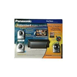 Panasonic Internet Video Monitoring System with 3 Color Cameras, TV Adaptor and Remote Control (Gray): Electronics