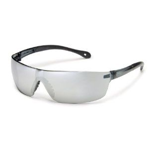 Gateway Safety 448M StarLite Squared Ultra Light Safety Glasses, Silver Mirror Lens, Gray Temple (Pack of 10)