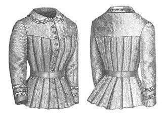 1880s Yoked Blouse Pattern : Other Products : Everything Else