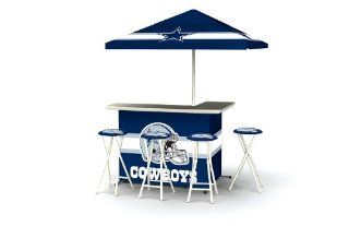 Dallas Cowboys NFL Portable Bar with Bar Stools : Sporting Goods : Sports & Outdoors