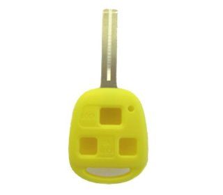 2003 2004 2005 03 04 05 GX470 KEYLESS ENTRY KEY REMOTE REPLACEMENT SHELL BLADE SHELL ONLY & FREE DISCOUNT KEYLESS GUIDE   AWESOME MOLDED VELOCITY YELLOW REPLACEMENT CASE SHELL !: Automotive