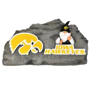 NCAA Iowa Hawkeyes Gnome Garden Stone : Sports Fan Stepping Stones : Sports & Outdoors