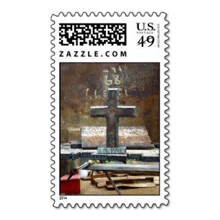 Ground Zero Cross By Curtis J.Quinn Postage Stamp