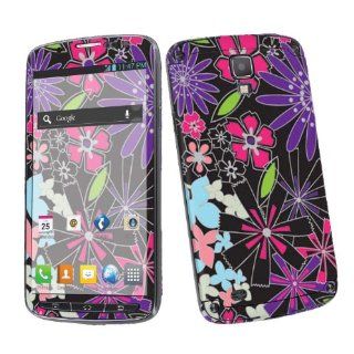 Samsung Galaxy S4 Active SGH i537 (AT&T) Vinyl Skin Decal Sticker   Flower Mix By SkinGuardz Cell Phones & Accessories