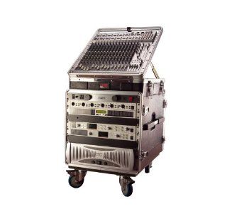 Gator 12U Top, 10U Side Console Audio Rack (GRC 12X10 PU): Musical Instruments
