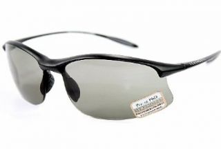 Serengeti 7355 Maestrale Sunglasses Satin Black Polarized Shades Clothing