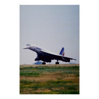 Air France Concorde, Sacramento Airport, Californi Posters