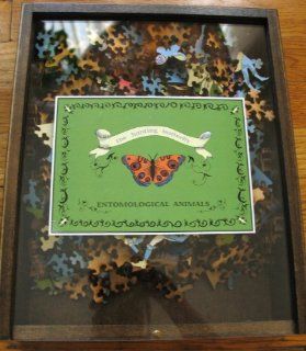 The Hunting Butterfly: Entomological Animals wooden jigsaw puzzle: Toys & Games