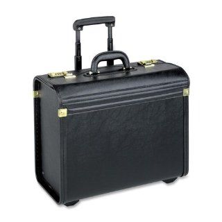 Wholesale CASE of 5   Lorell Oversized Rolling Catalog Case Rolling Laptop Catalog Case, 22"x14"x8", Black: Computers & Accessories