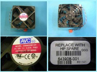 HP 643908 001 Chassis fan assembly, size 92 x 92mm: Computers & Accessories