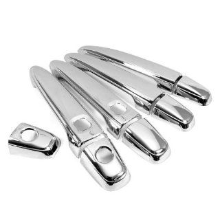 Silver Mirror Chrome Side Door Handle Cover Trims For Toyota 2007 2011 Camry 2003 2009 4Runner 2004 2010 Sienna 4DR 2006 2011 Avalon 2008 2011 Highlander 2005 2011 Tacoma 2003 2009 GX 470 2004 2009 RX330 RX350 Brand New With Smart Keyless Automotive
