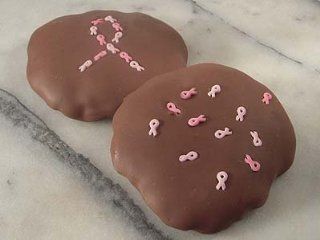 Pink Ribbon Turtles Gift, 2 Pink Ribbon Design : Gourmet Chocolate Gifts : Grocery & Gourmet Food